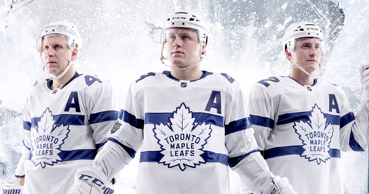 Game worn Toronto Maple Leafs stadium series jerseys. Merry Christmas to  us! : r/hockeyjerseys